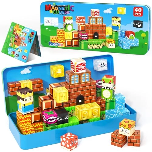 Magnetic Building Blocks - 40 pcs