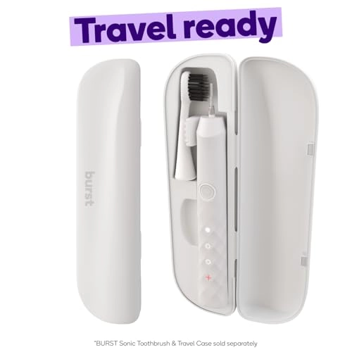 Sonic Toothbrush Travel Case - White Magnetic Closure