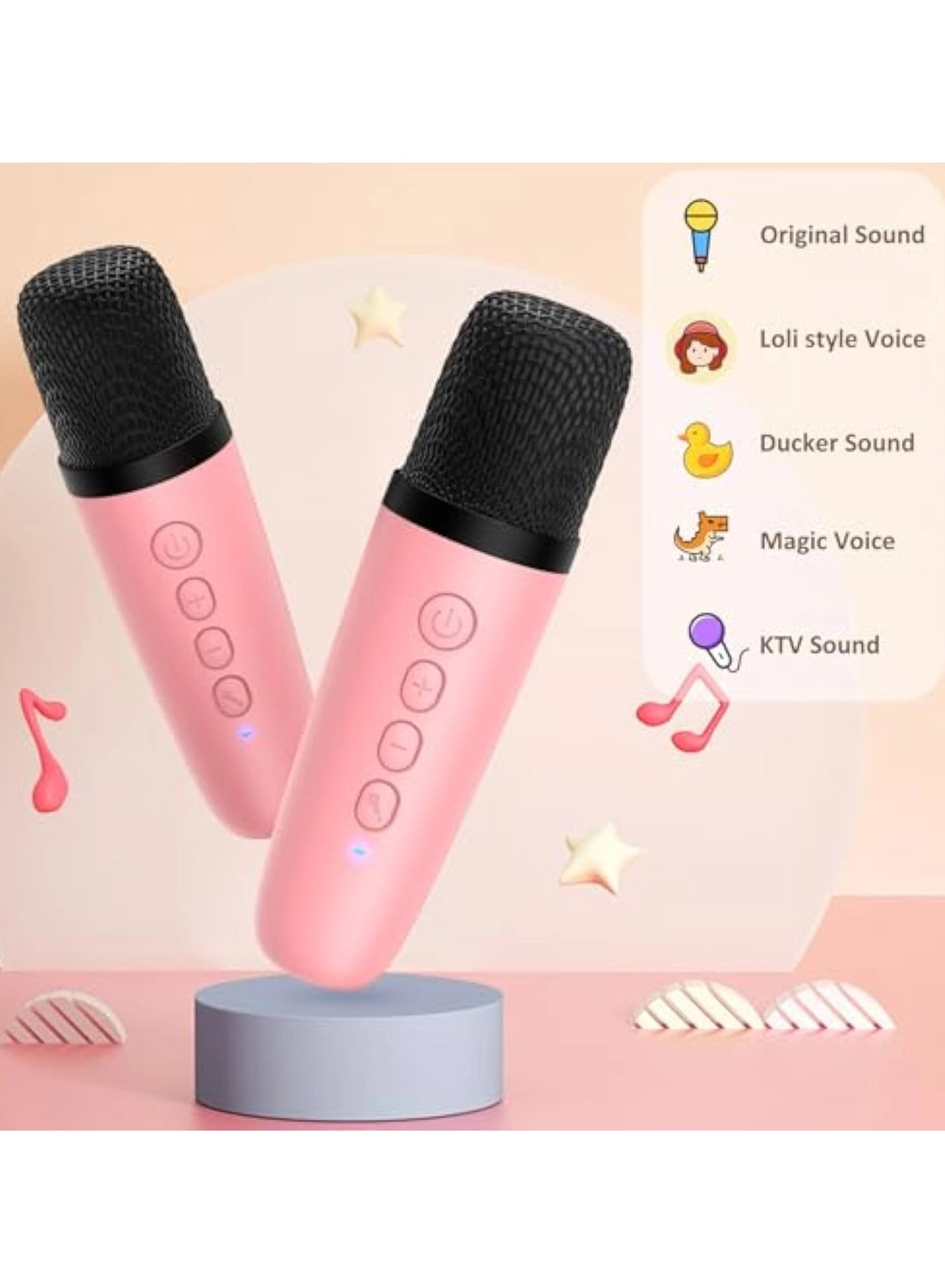 Karaoke Machine - 2 Wireless Microphones 10W