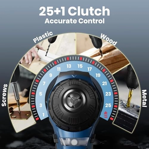 Cordless Drill Bit Driver - Brushless 2.0Ah 60Nm