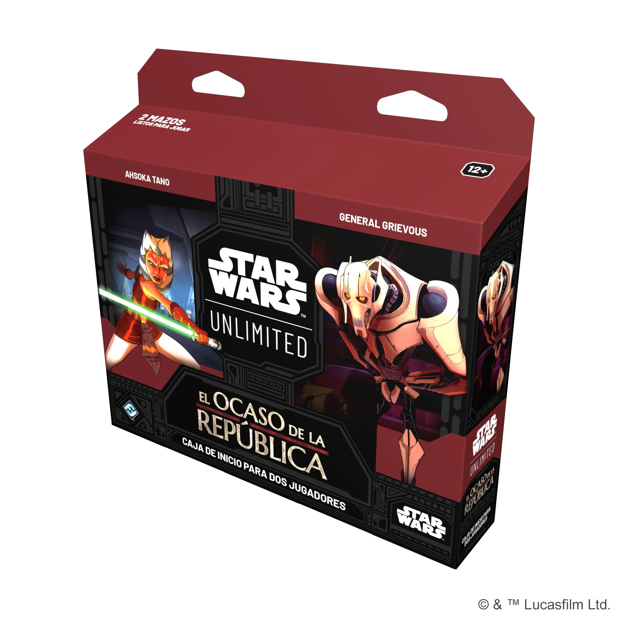 Fantasy Flight Games Star Wars Unlimited: The Dark of the Republic Startbox - Trading Card Game (Spanish)