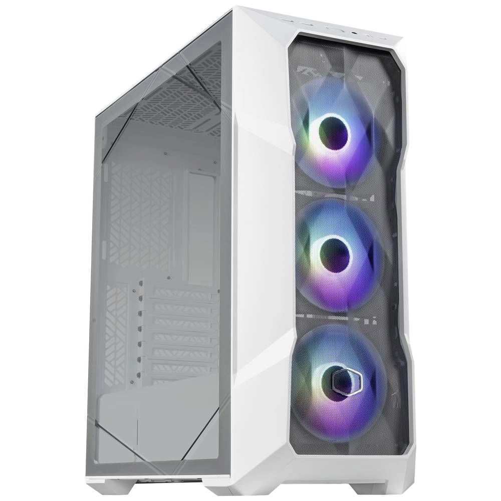 TD500 Mesh - Fully tempered glass side panel Mid-tower PC case