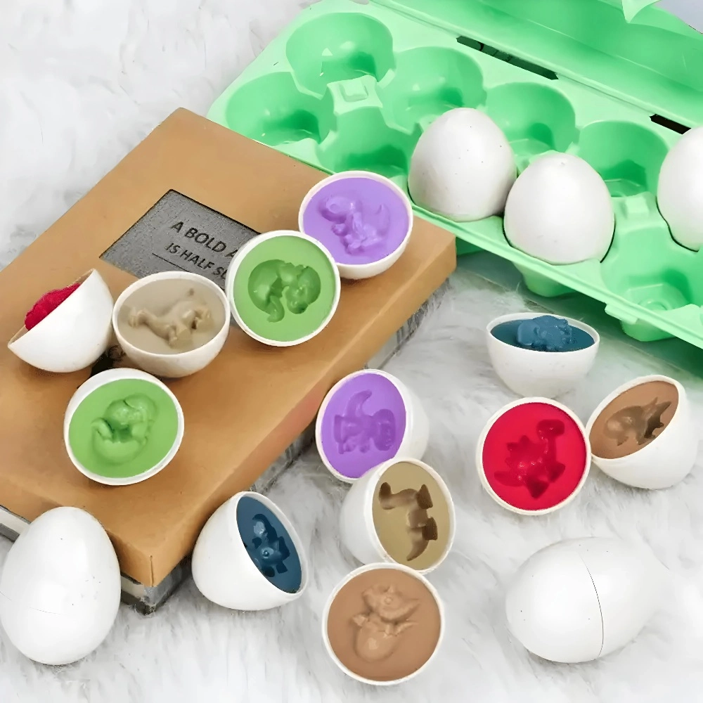 Shape Matching Egg Toy - 18 months+ 12 pieces