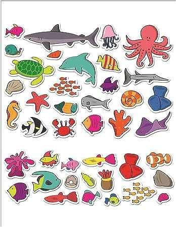 Aquarium Reusable Sticker Pad