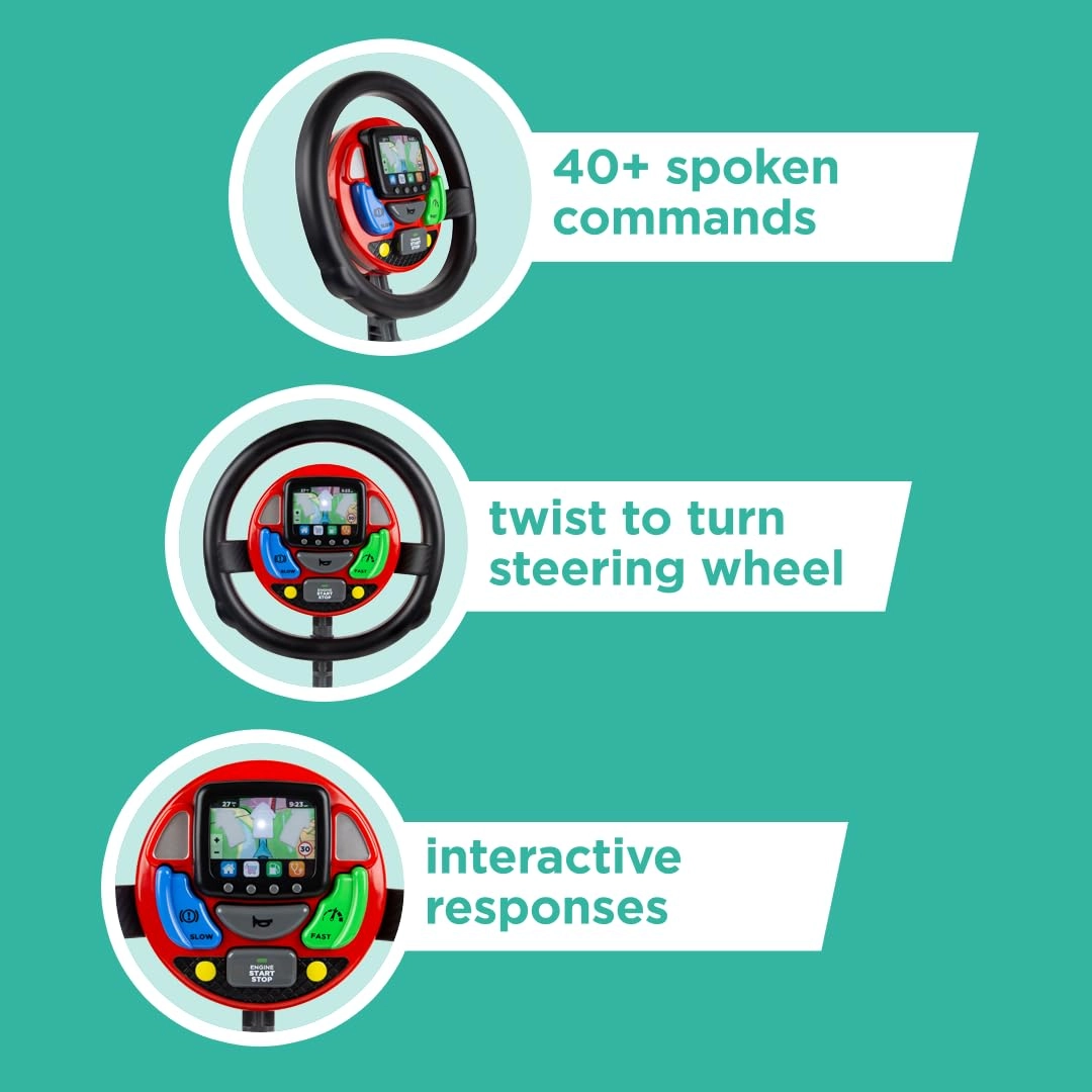 Casdon Sat Nav Steering Wheel Car - 18 months+