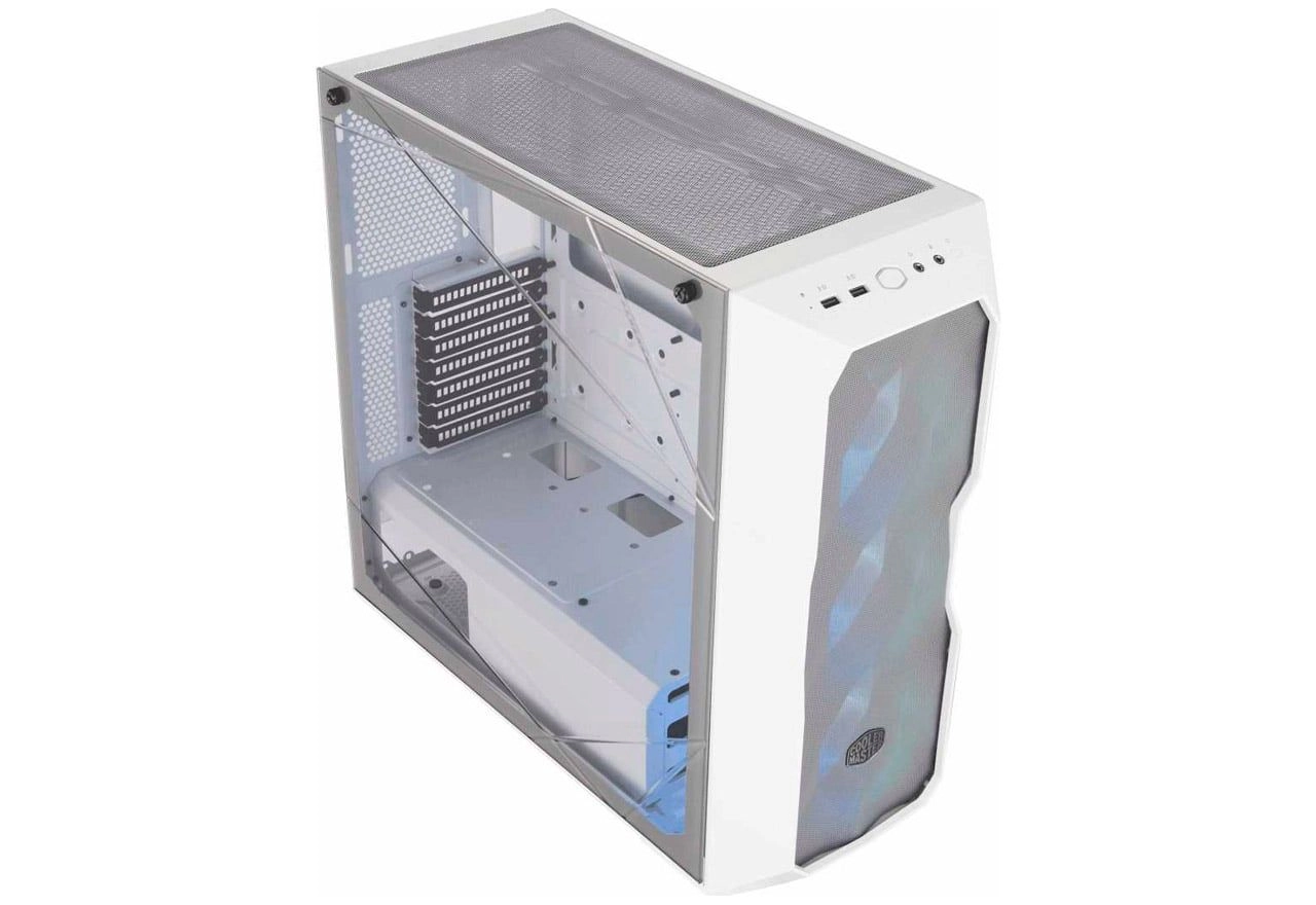 TD500 Mesh - Fully tempered glass side panel Mid-tower PC case