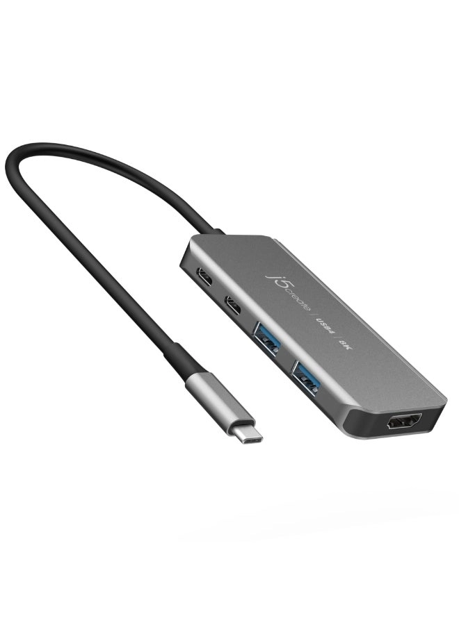j5create JCH453 - 8K USB4 Travel Hub