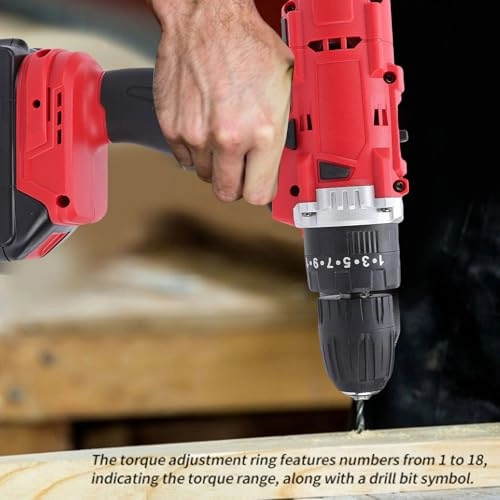 Cordless Drill Driver Kit - 2 x 1300mAh