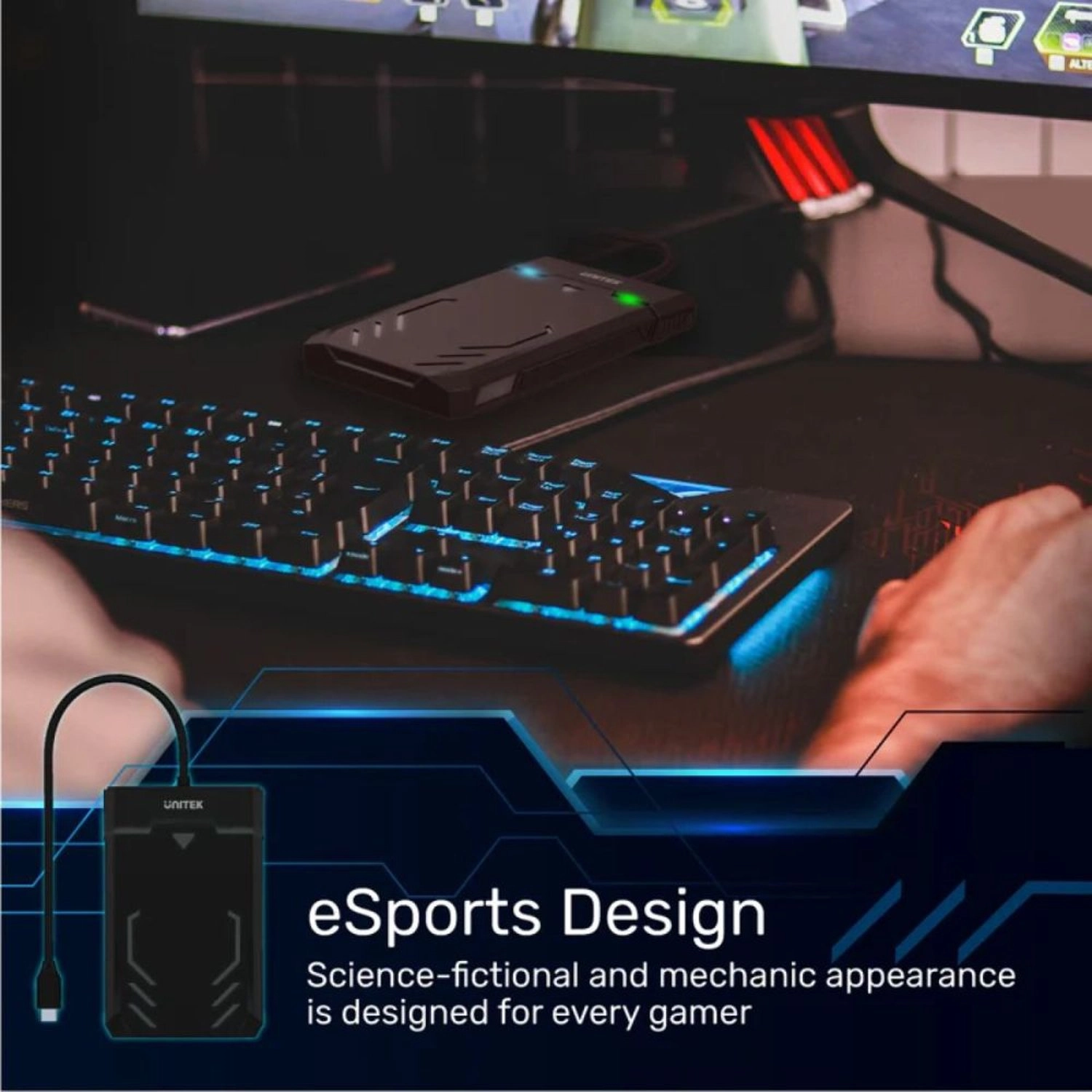 DiskGuard Raiden - USB-C USB 3.0 SATA III 2.5-inch