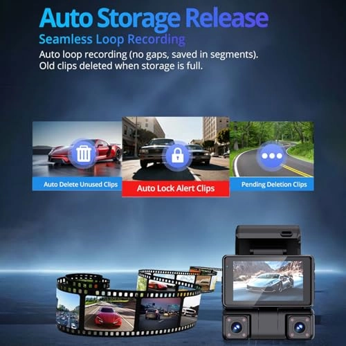 4 Channel Dash Cam - 2K 1080P