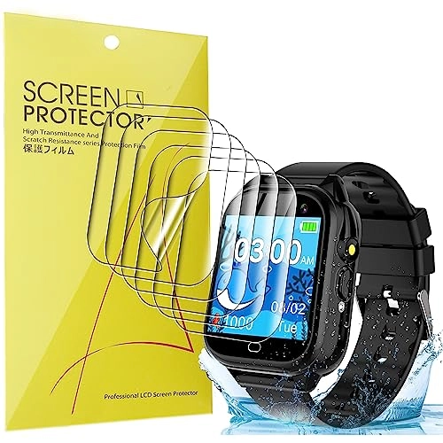 Screen Protector for Phyulls Kids D05 1.54 Inches - Thermoplastic Polyurethane Scratch Resistant 6-Pack