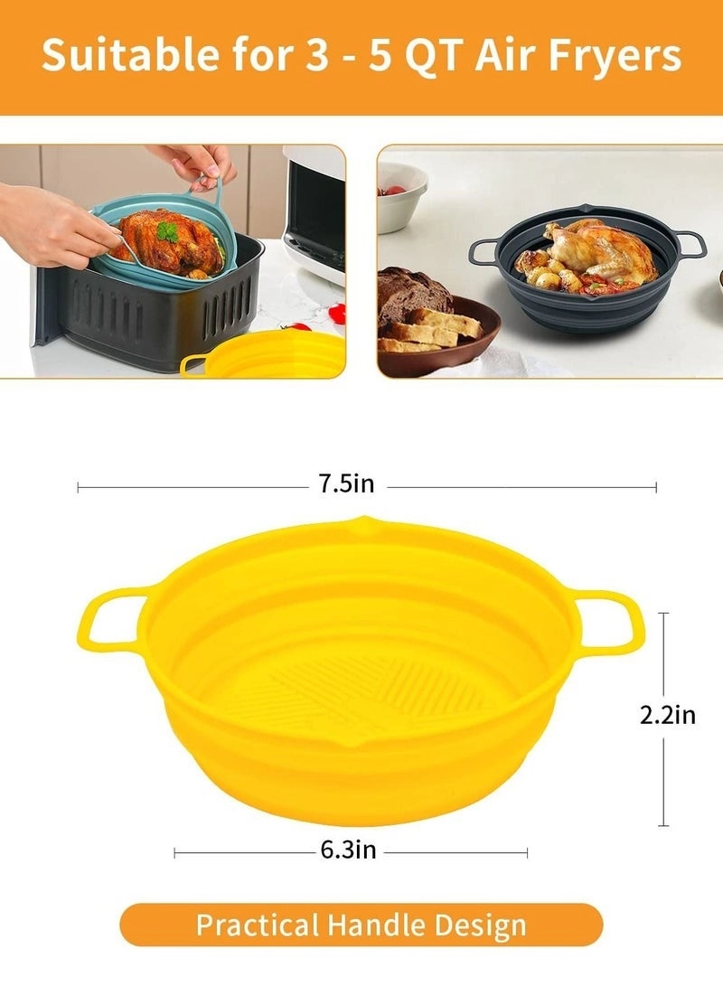 Air Fryer Silicone Liner - Silicone 3-pcs