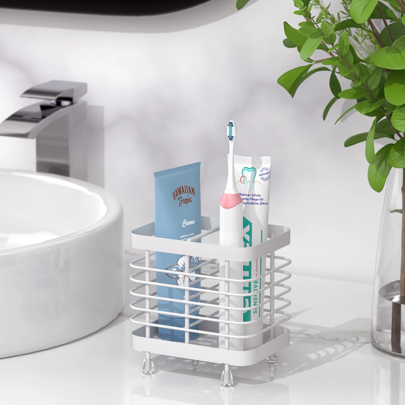 Toothbrush Holders - Wall Mounted 2 Slots