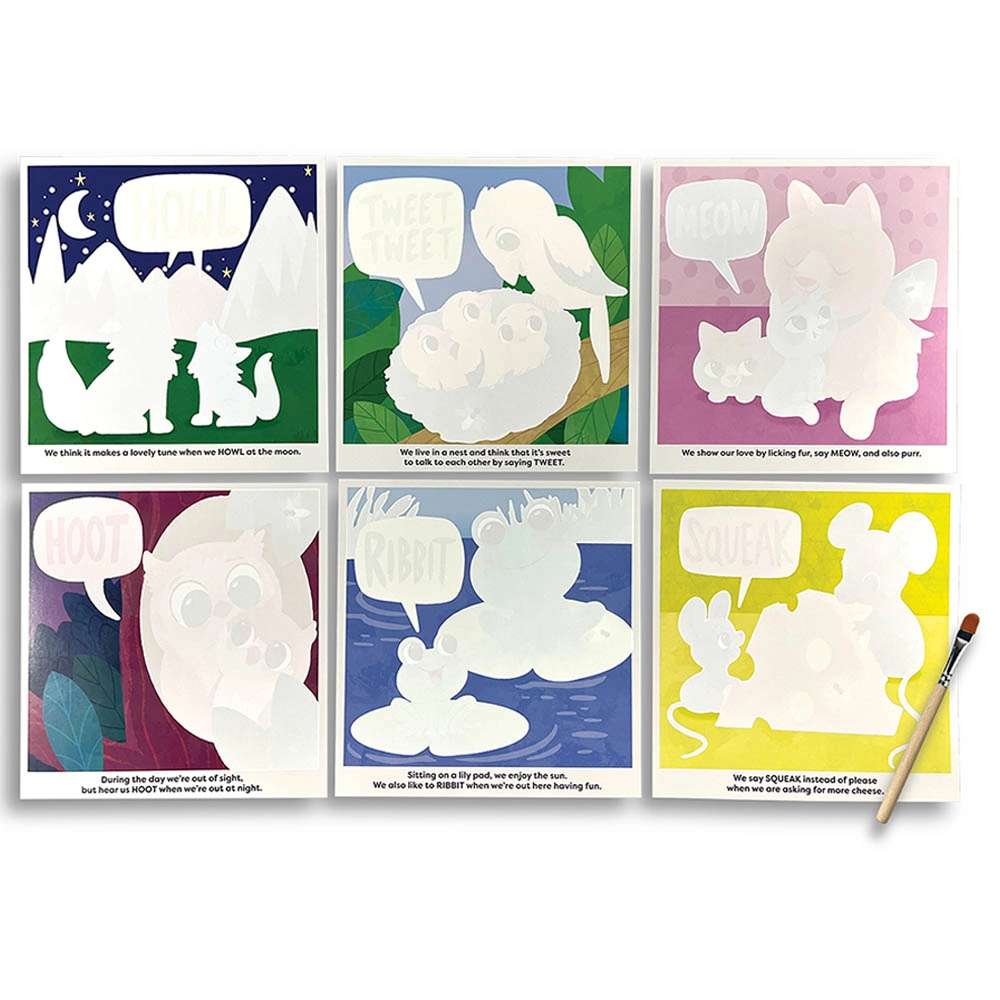 Water Amaze Water Reveal Boards - Suitable for 2 years and above 13 piece set