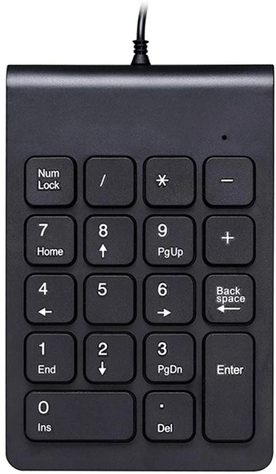AdzMozi NK859 - USB 18 Key Black