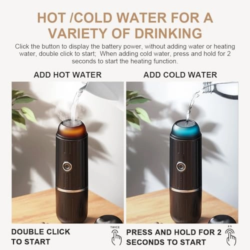 Portable Coffee Maker - 80ml coffee powder or compatible with capsules