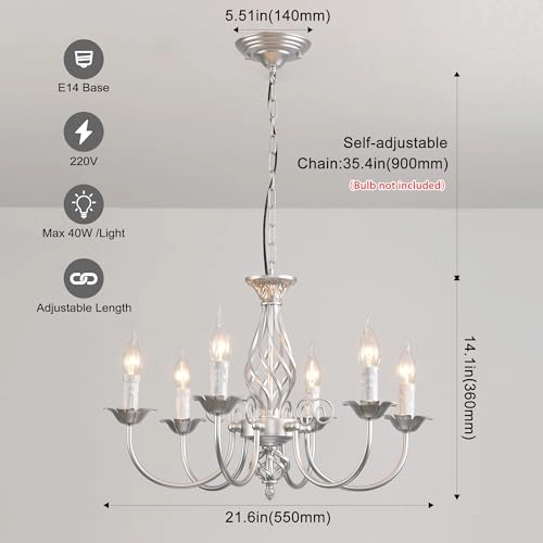 French Country Chandeliers - 90cm/35.4inch