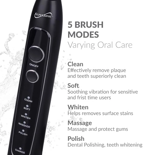 TB-5100 - 40,000 VPM Wireless Charging 8 Brush Heads