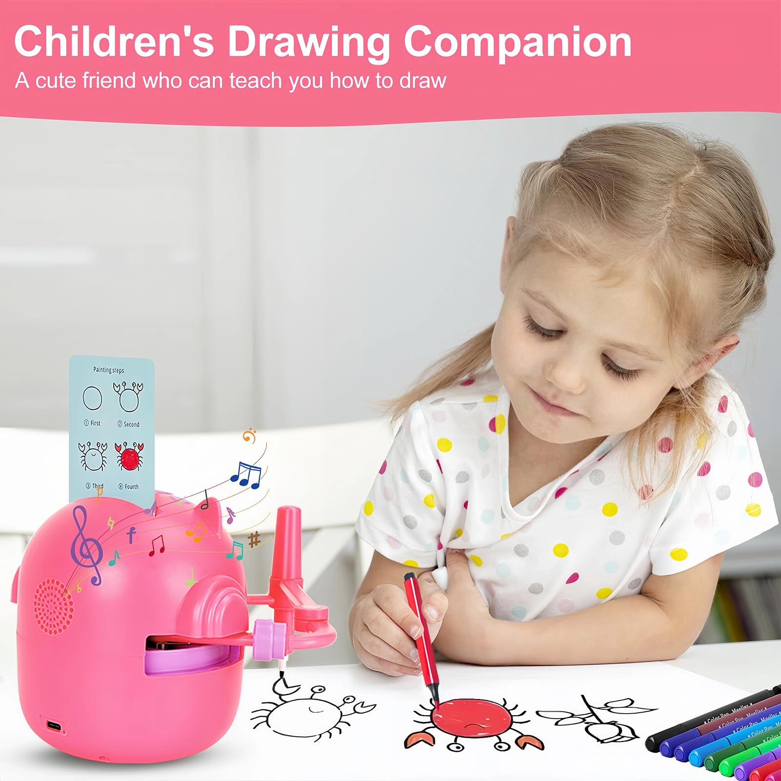 drawing robot - 3+ 1 pieces