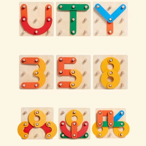 Wooden Building Blocks - 40 pcs