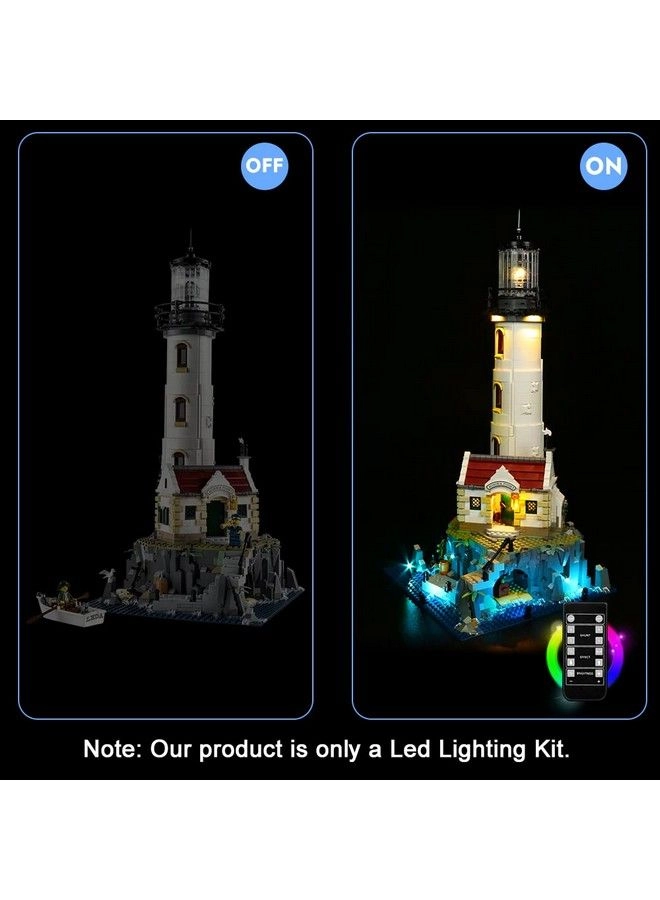 Led Light Kit For Lego Motorized Lighthouse 21335 - Remote Control Version Creative Diy