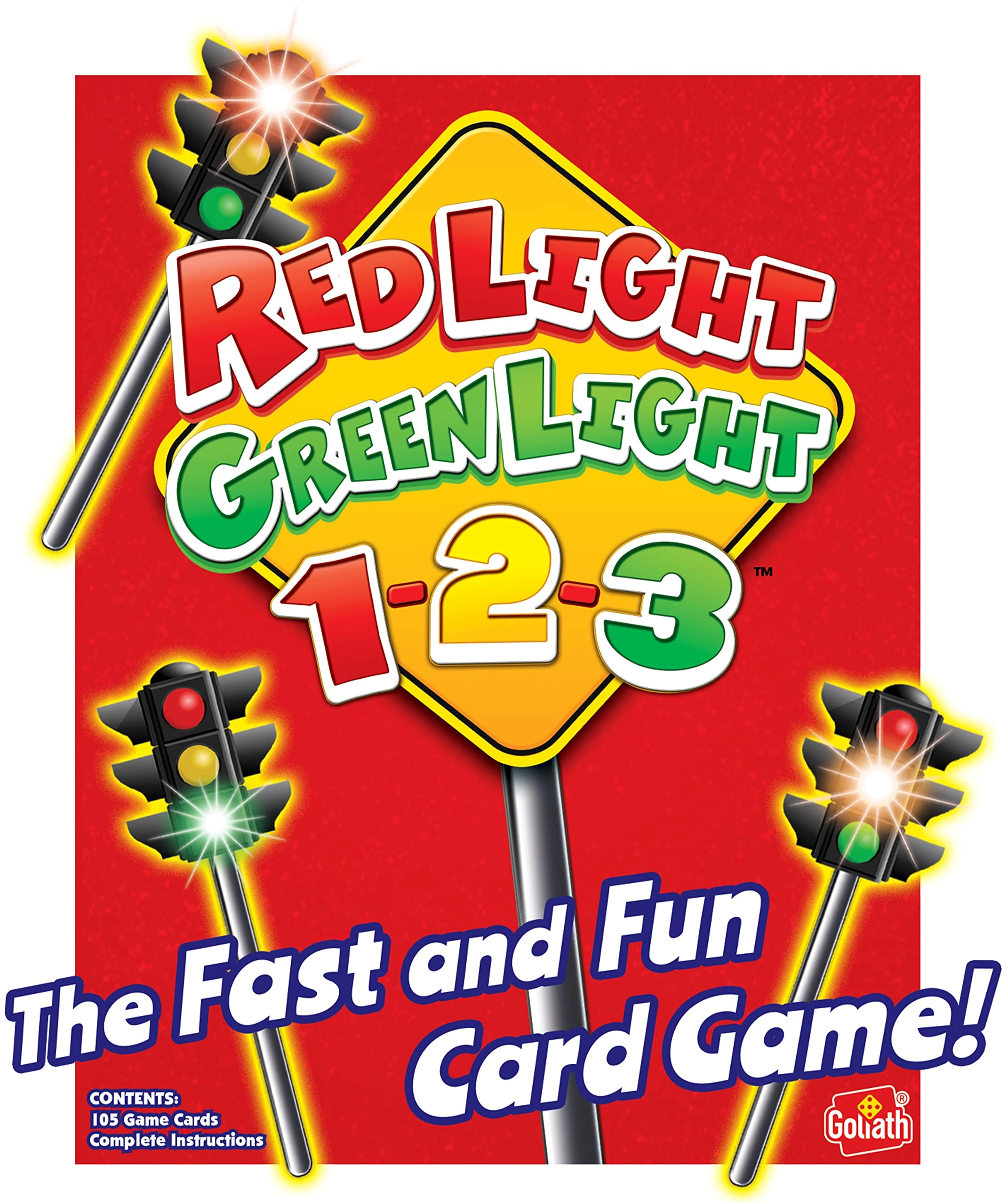 Goliath Red Light, Green Light, 1-2-3 - Card Game