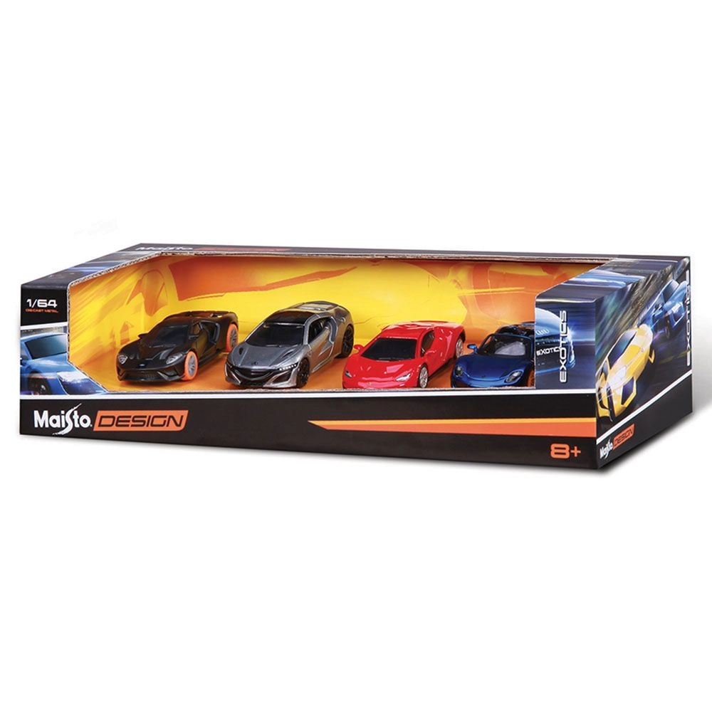 4 Cars Set - 1:64