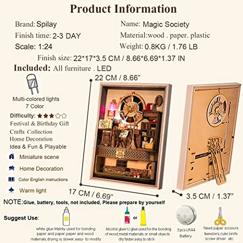 DIY Miniature Dollhouse Kit - 124 scale