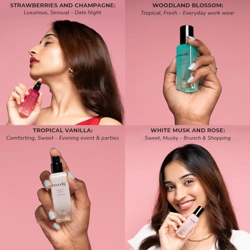 Strawberries & Champagne + Tropical Vanilla + White Musk & Rose + Woodland Blossom - 4 piece(s)