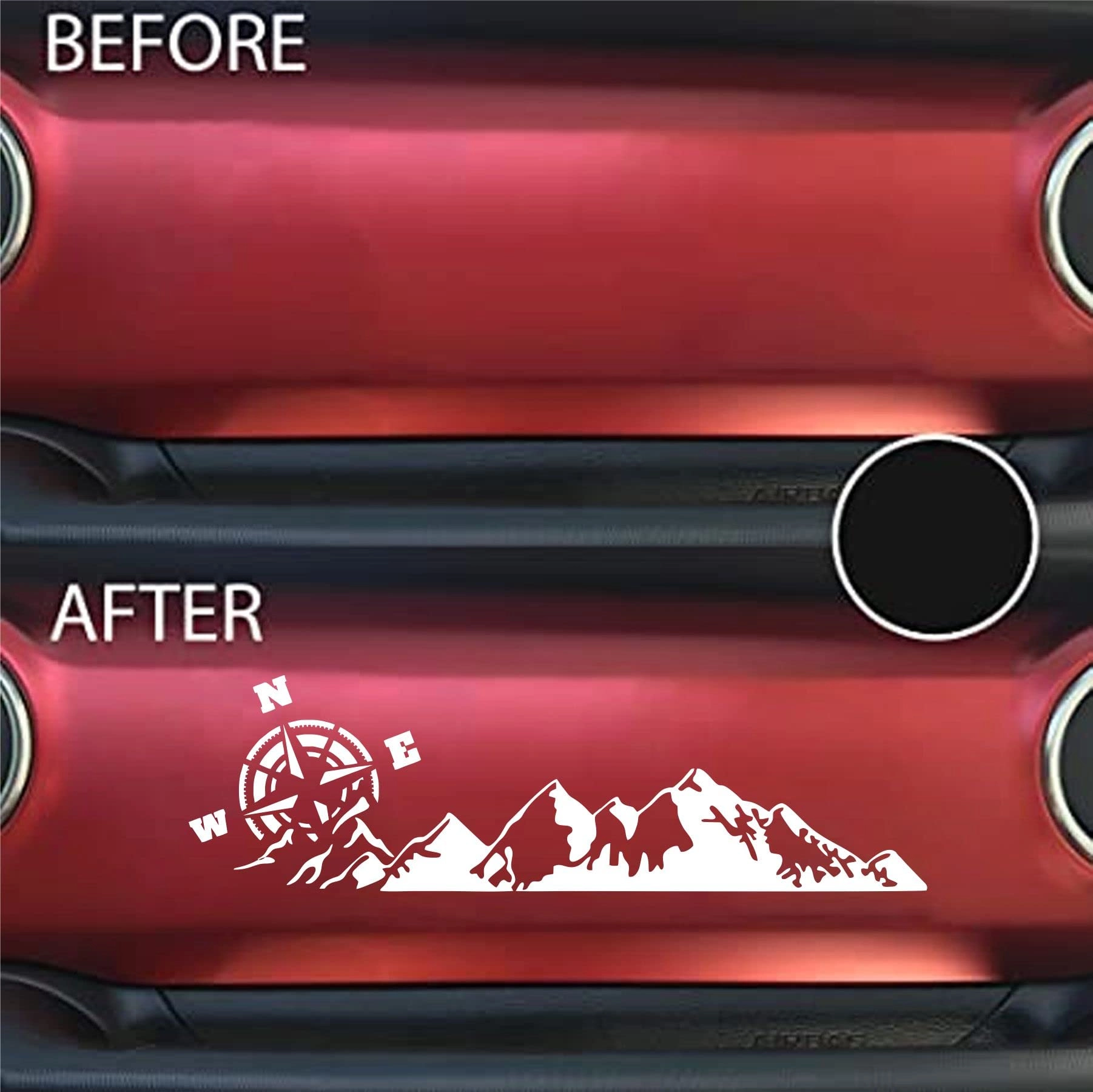 Car Dashboard Stickers