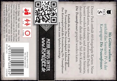 Arkham Horror LCG - Wo Götter Wohnen Mythos Pack (German)