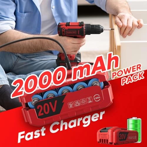 Cordless Drill Driver - 2000mAh