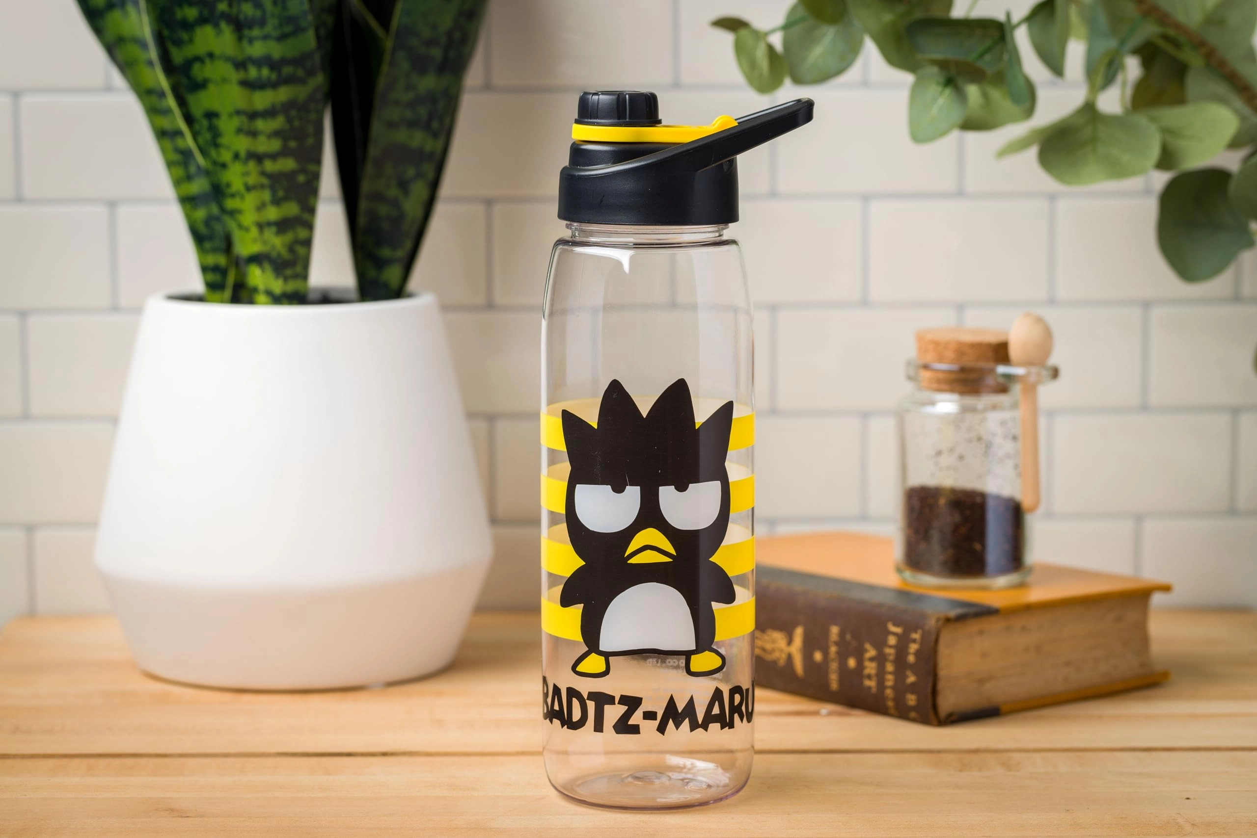 Badtz Maru Water Bottle - Screw-On Lid