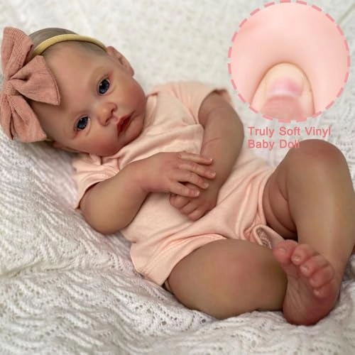 Reborn Baby Doll - 20 Inches Silicone Female Ages 36 months+