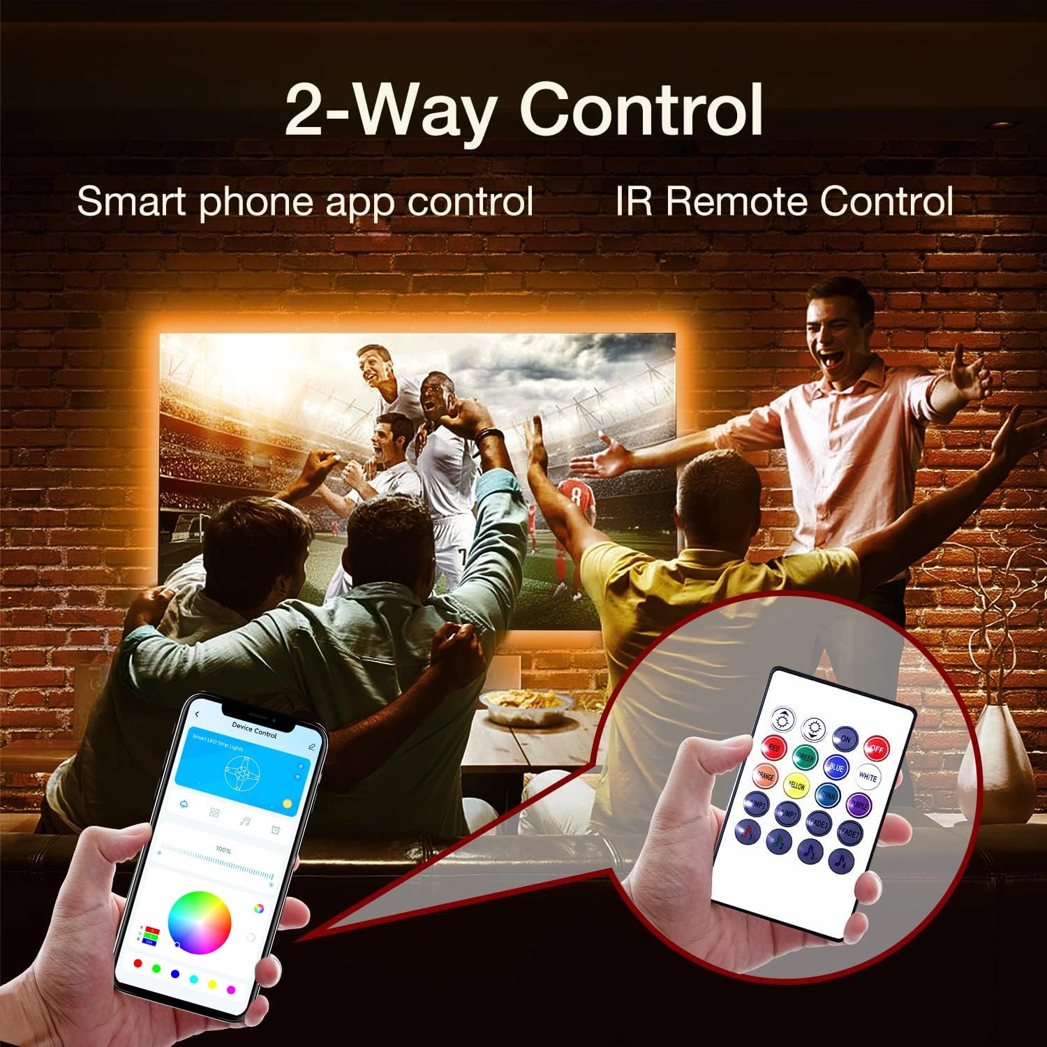 LED Lights for TV - 15ft