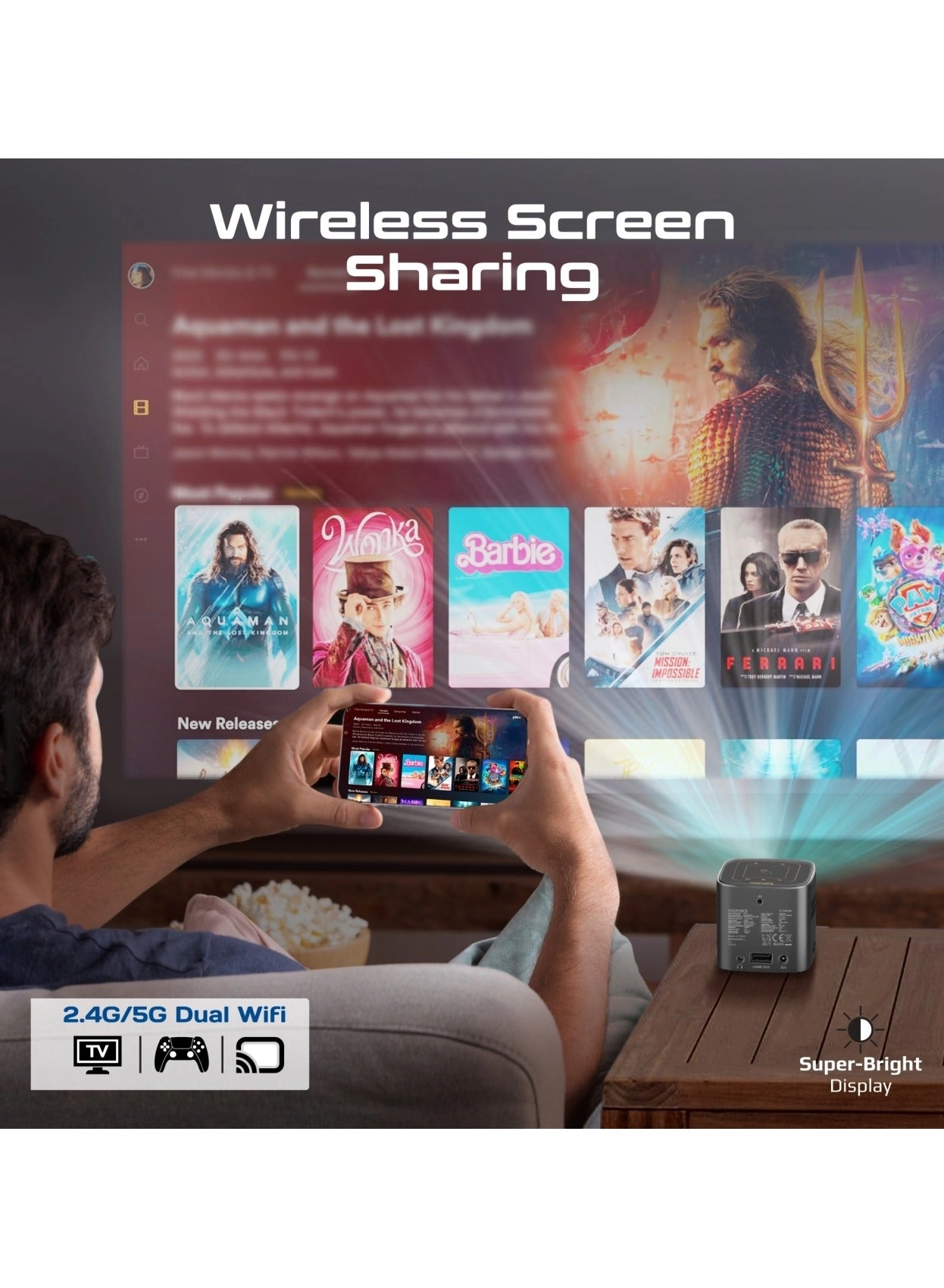 CubeCast.UK 70 ANSI Brightness