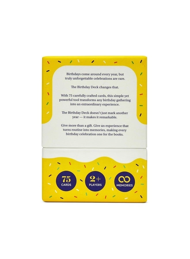 Birthday Deck - 75 Conversation Cards Party Card Games