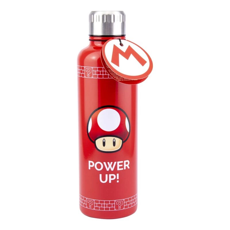 Super Mario Water Bottle Screw-top lid 500 ml