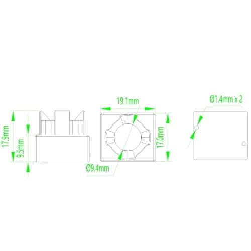 19mmx19mm 1/3 Image 1200TVL 1.8mm Lens