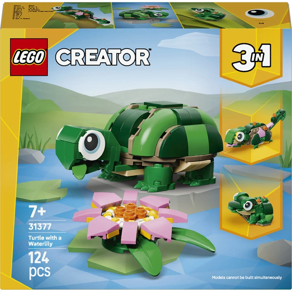 LEGO Creator Turtle With A Water Lily Flower (31377)