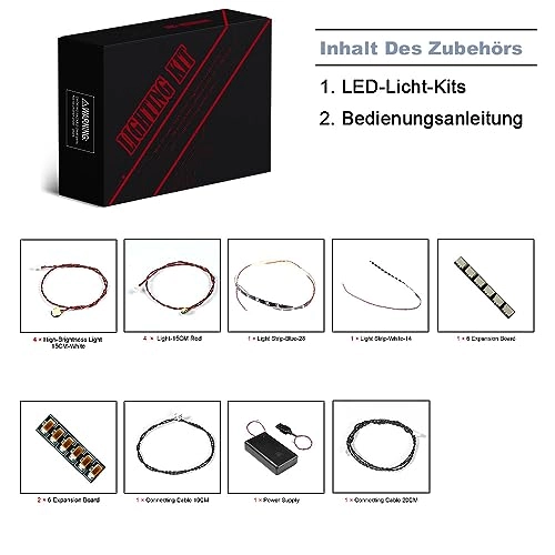 LED Light Set for LEGO 10321 Icons Corvette - Copper 5 Volts