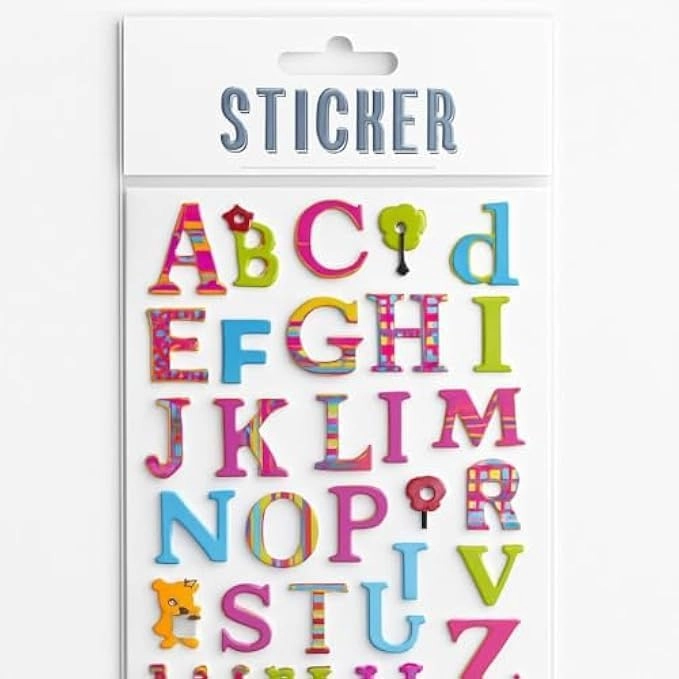 English Alphabet Stickers