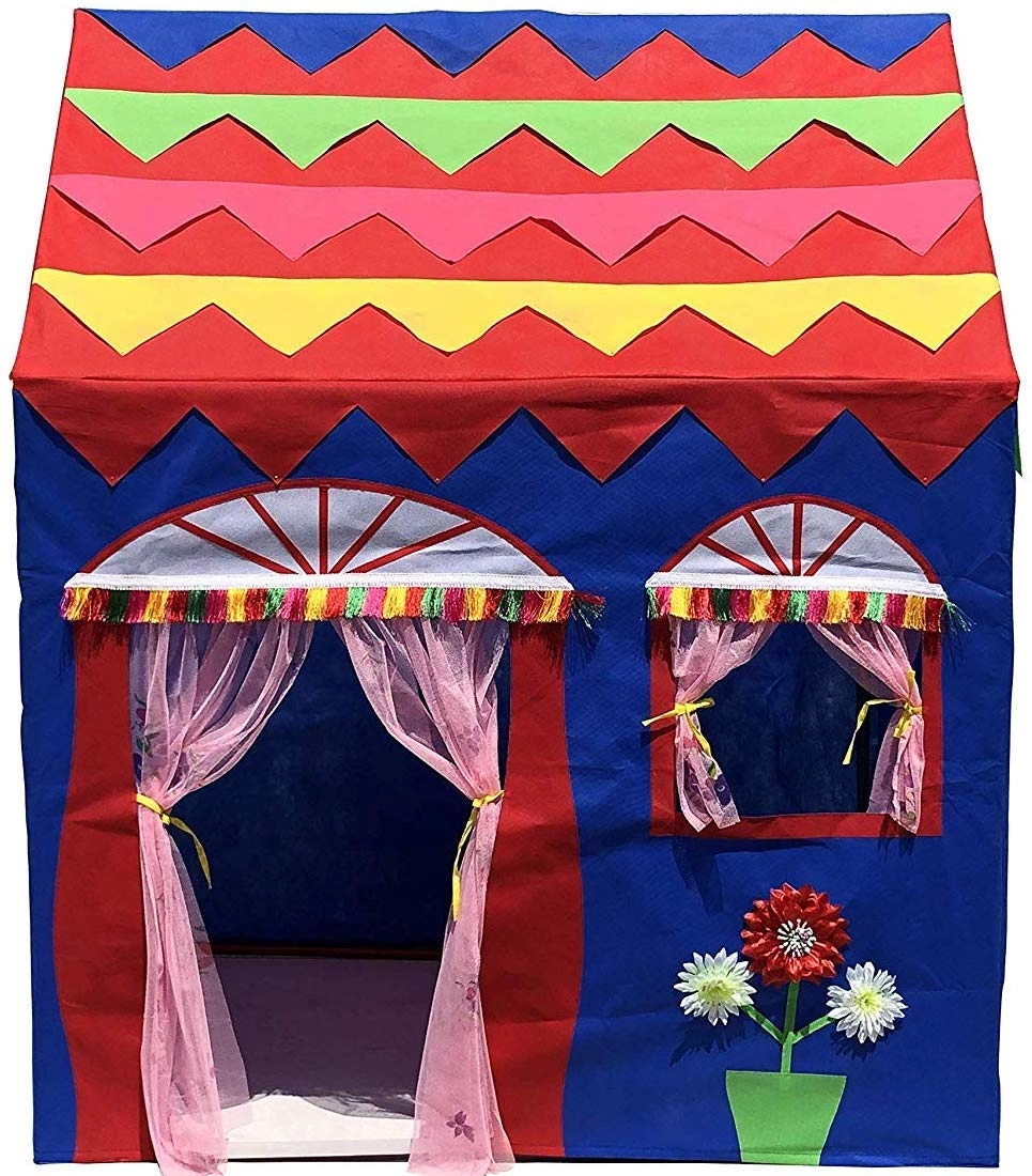 Hut Type Play Tent - Big Size Pink 105D x 85W x 145H Centimeters