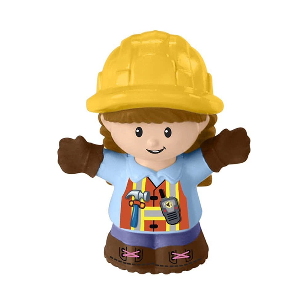 Mattel Female with Braids Figure - Shape - Little People Load Up and Learn Construction Site (GWD30)