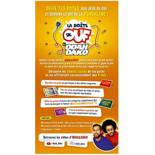 ODAH ET DAKO: The Ouf Box - Card Game (French)