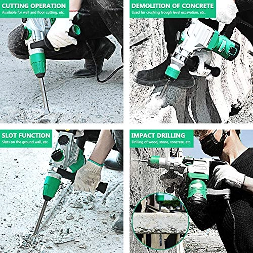 3 in 1 Electric Hammer Drill - Cordless 25+3 N.m 10mm