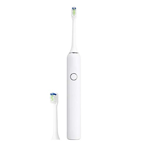 Ultrasonic Electric Toothbrush - Waterproof Rechargeable White