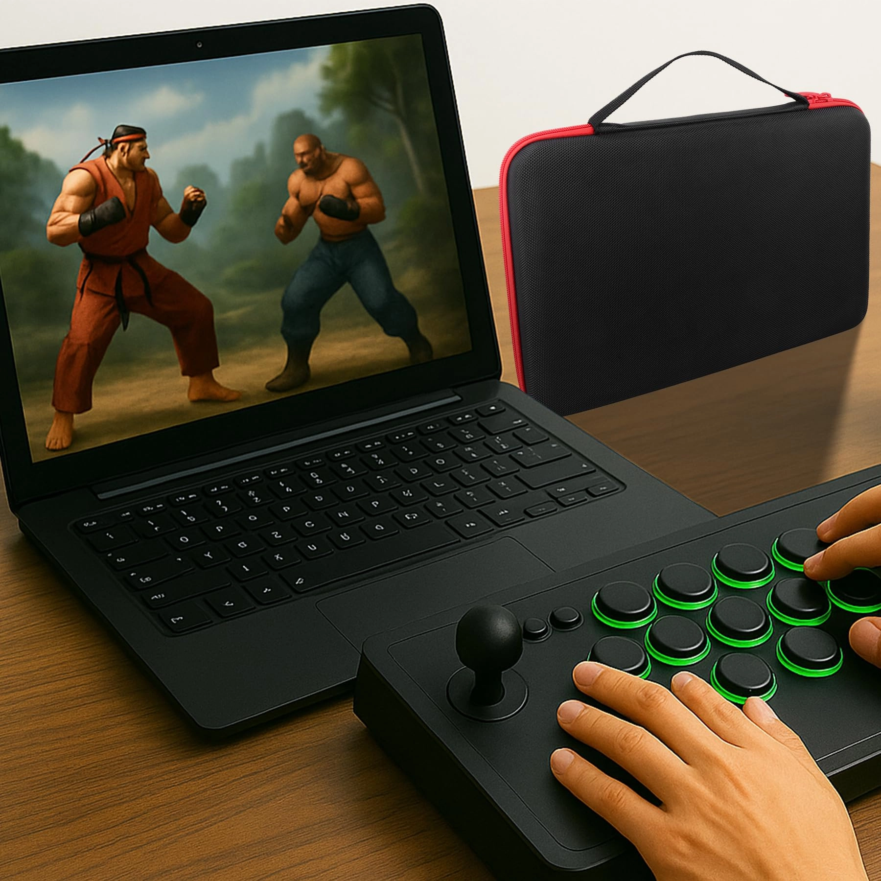 8BitDo All-Button Arcade Case - Switch & Windows