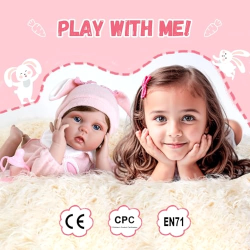 Reborn Baby Doll - 22 inch Vinyl Ages 3+