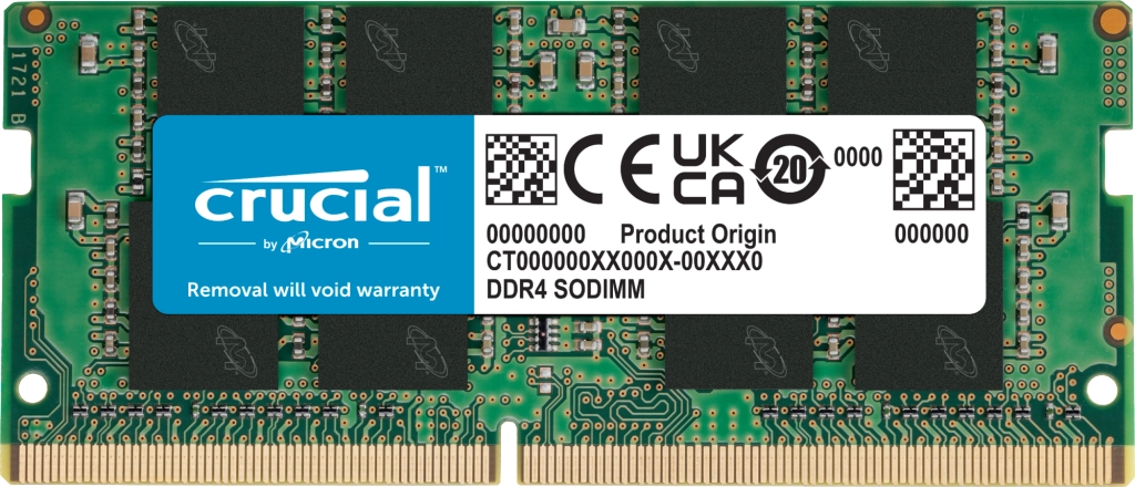 Crucial CB16GU3200 - 16GB 3200MT/s UDIMM DDR4